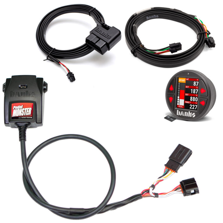 Banks Power Pedal Monster Kit Sumitomo TS 025 Sealed Series (Black) 6-Way With iDash Data Pro