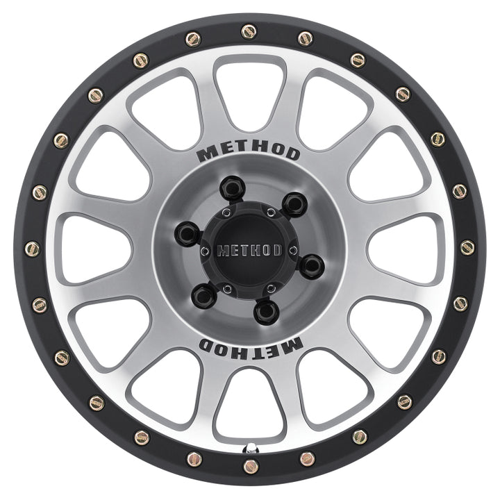 Method MR305 NV 17x8.5 0mm Offset 6x5.5 108mm CB Machined/Black Street Loc Wheel