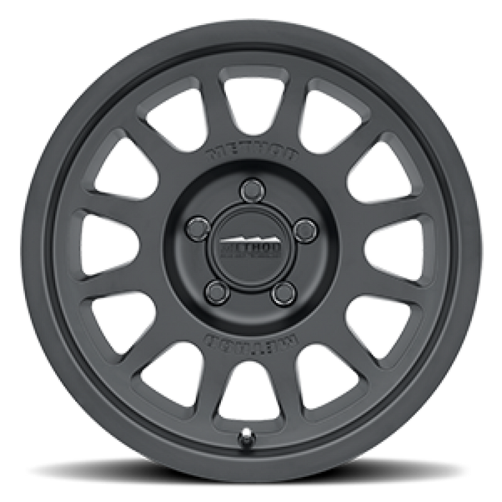 Method MR703 Bead Grip, 16x6 +68mm Offset 5x130 78.1mm CB Matte Black