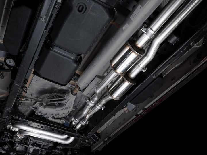 AWE Tuning 25+ RAM 1500 3.0TT 0FG Cat-Back Touring Exhaust - Chrome Silver Tips