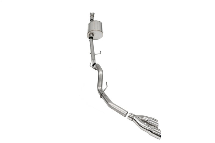 Corsa 2021-2025 Ford F-150 SuperCab/6.5in Bed 5.0L V8 Sport Cat-Back Single Side Exit-Polished