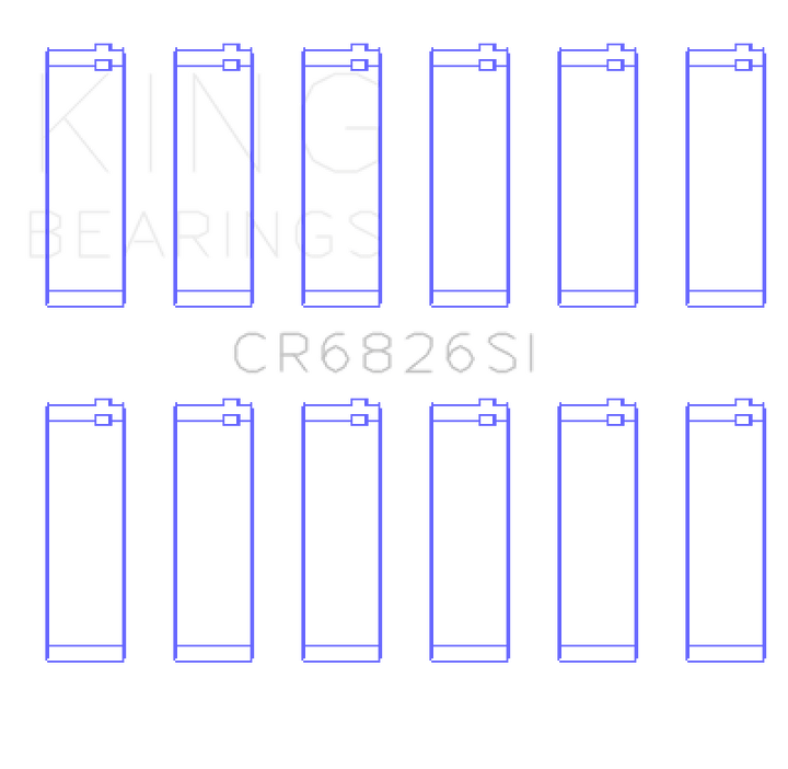 King Engine Bearings Holden 175/190 3.6L (Size +0.75mm) Connecting Rod Bearing Set