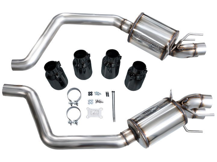 AWE Tuning C6 Chevrolet Corvette Z06/ZR1 Touring Edition Axle-Back Exhaust w/ Diamond Black Tips
