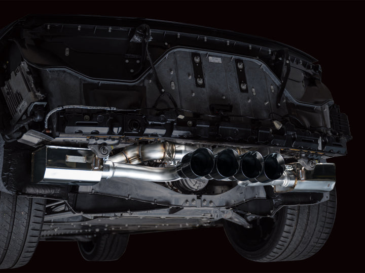 AWE Tuning 2023 C8 Corvette Z06 SwitchPath Cat-Back Exhaust - Diamond Black Tips