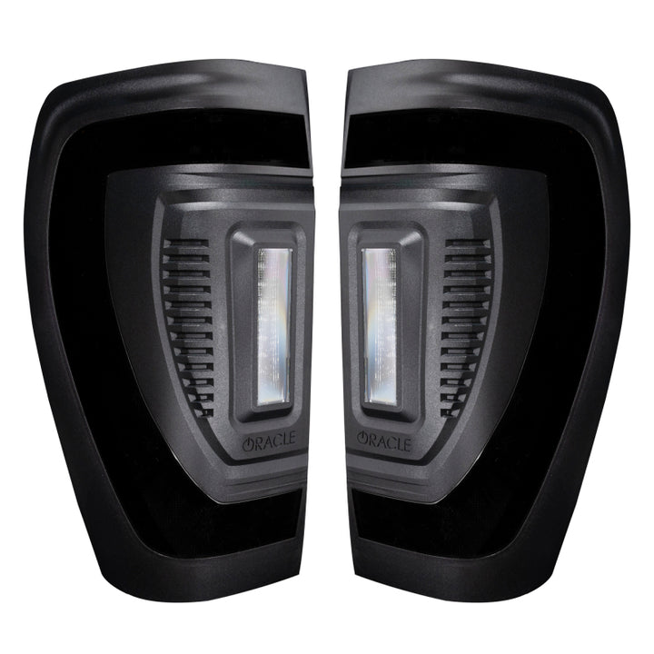 Oracle 19-23 GMC Sierra Black Series Flush Style LED Tail Lights - Factory Halogen