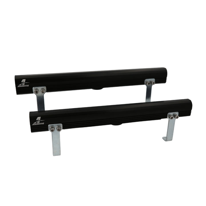 Aeromotive Edelbrock SBC Victor E Fuel Rails - Black