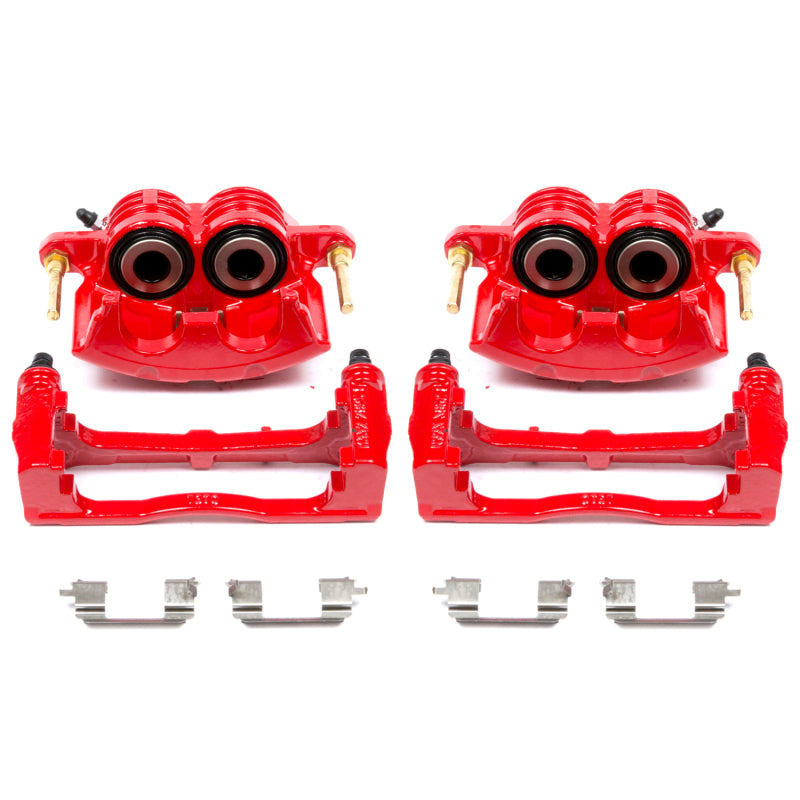 Power Stop 04-05 Buick Rainier Front Red Calipers w/Brackets - Pair