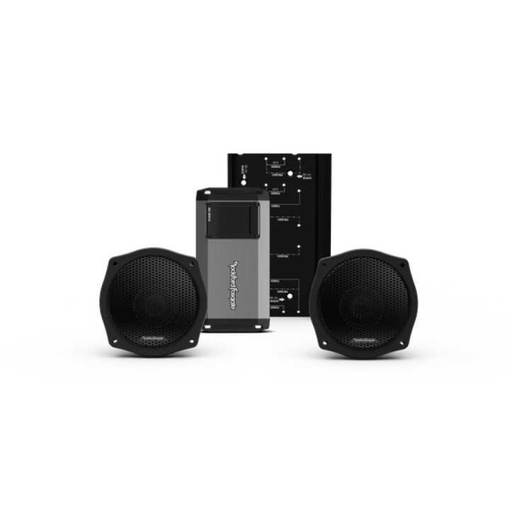Rockfrod Fosgate 1998-2013 Harley-Davidson Street Glide Stage 2 Audio Kit