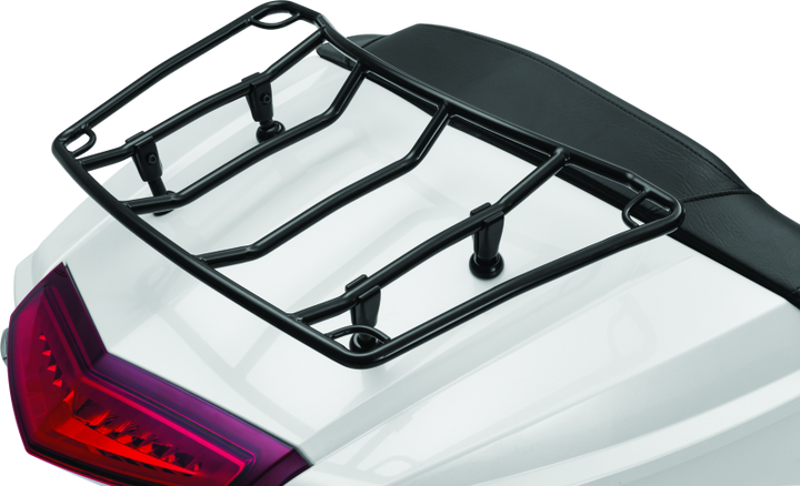 Kuryakyn Trunk Luggage Rack Adjustable Gloss Black