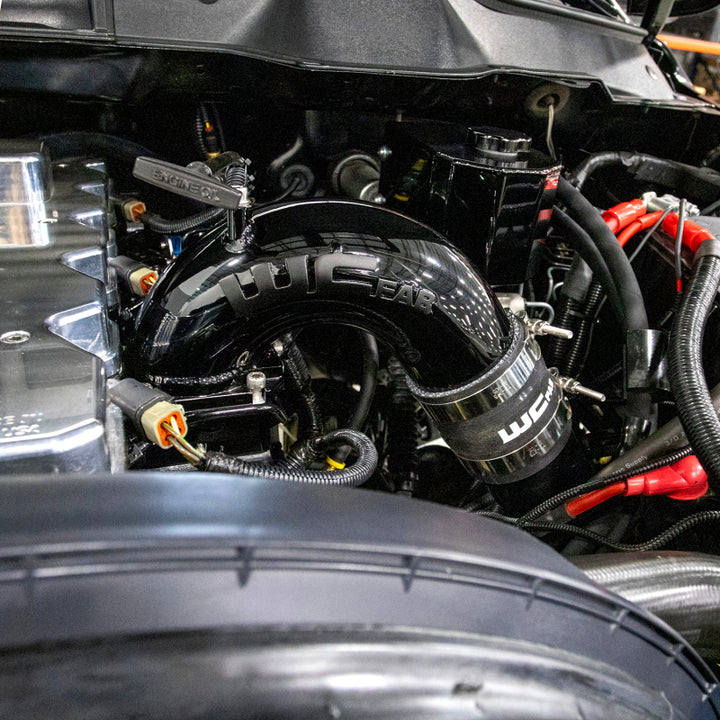 Wehrli 03-07 5.9L Cummins High Flow Intake Bundle Kit Stage 2 - Fine Texture Black