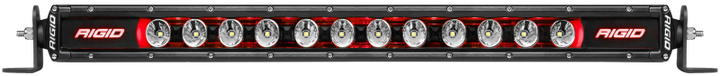 Rigid Industries 50in Radiance Plus SR-Series Single Row LED Light Bar with 8 Backlight Options
