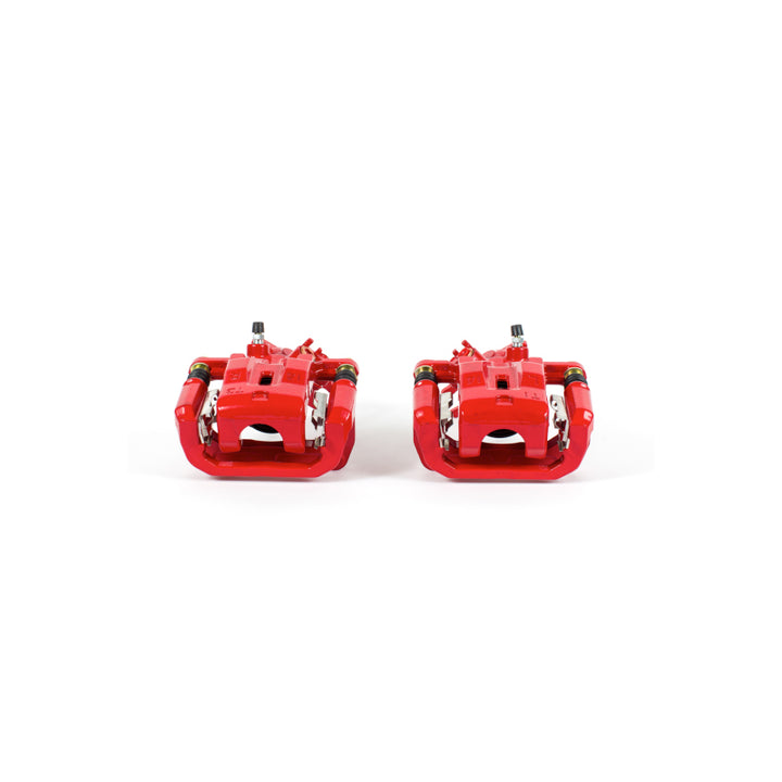 Power Stop 04-10 Mazda RX-8 Rear Red Calipers w/Brackets - Pair