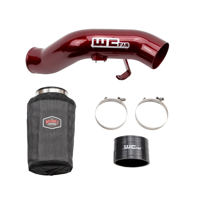 Wehrli 03-07 Ford 6.0L Powerstroke 4in Intake Kit - Bronze Chrome