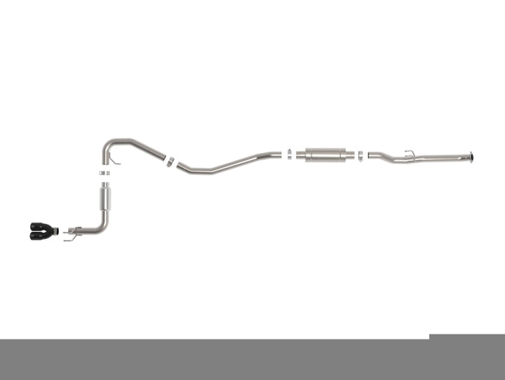 aFe POWER Takeda 2.5in 304 SS Cat-Back Exhaust w/ Black Tips 22-25 Honda Civic L4-2.0L