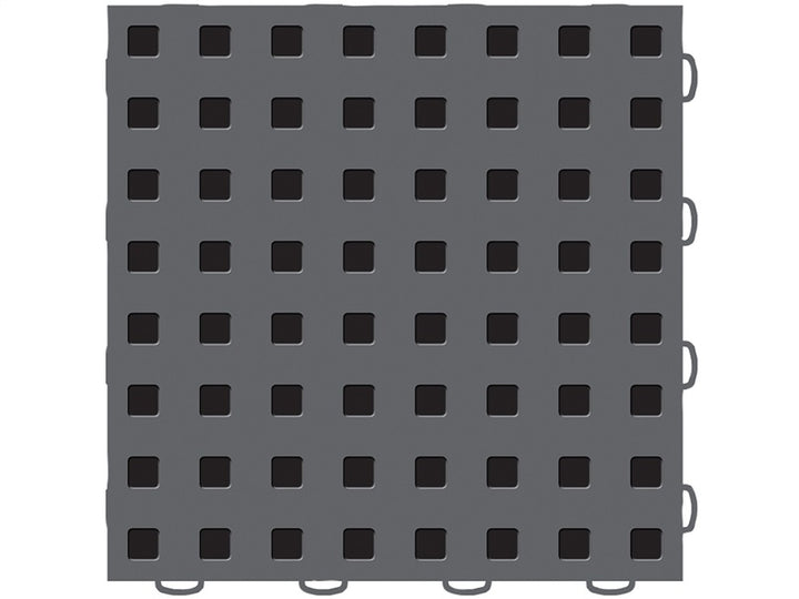 WeatherTech TechFloor - 3in x 12in Tiles(Right Loop) - Dark Grey/Black