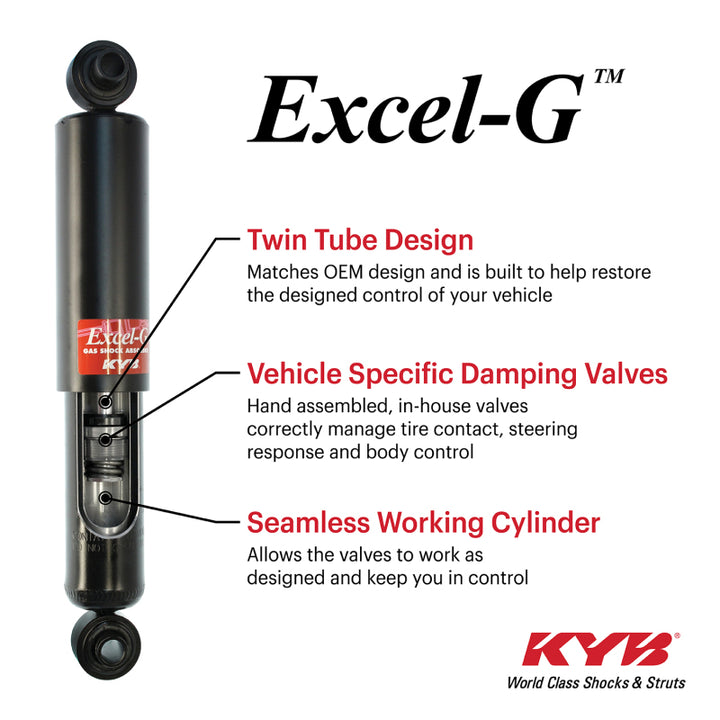 KYB 13-14 Subaru Legacy AWD Excel-G Gas Strut - Front Left