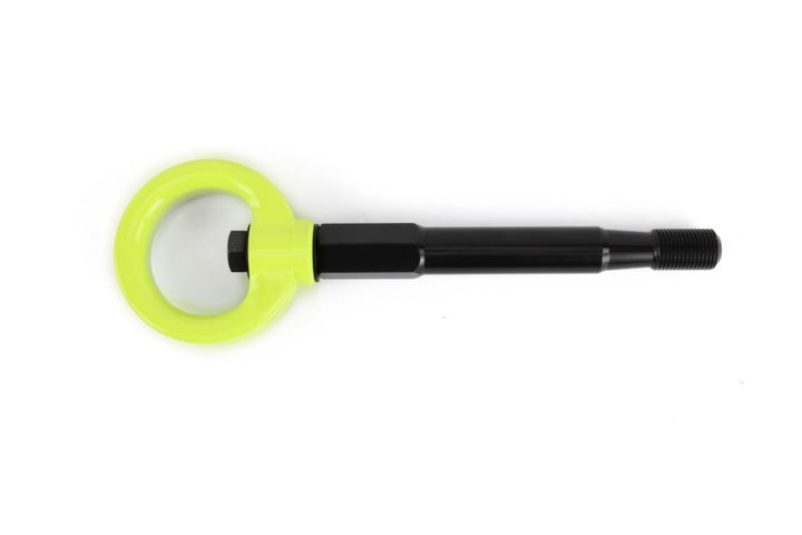 PERRIN 08-14 Subaru WRX/STI (Hatchback) Tow Hook Kit (Rear) - Neon Yellow