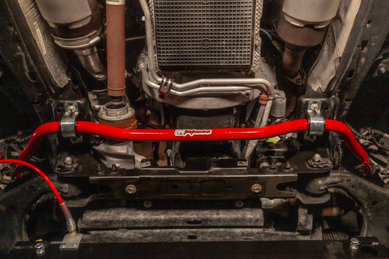 UMI Performance 21-24 Ford F-150 1 3/8in Solid Front Sway Bar - Red