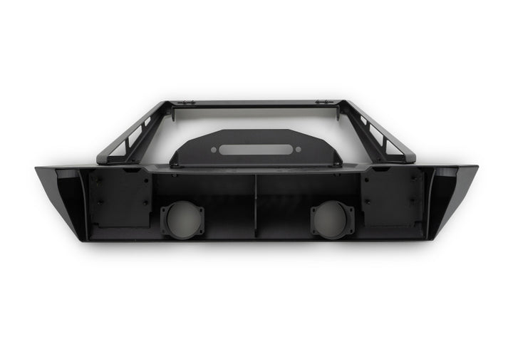 DV8 Offroad 07-23 Jeep Wrangler/Gladiator JT/JK/JL FS-25 Stubby Front Bumper w/Plated Bull Bar
