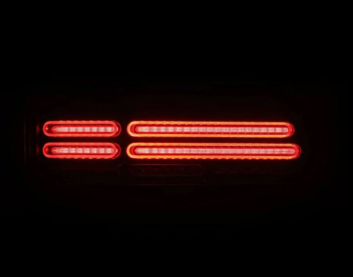 AlphaRex 23-25 Nissan Z Nova-Series Quad-Loop Style Prismatic LED Tail Lights - Black
