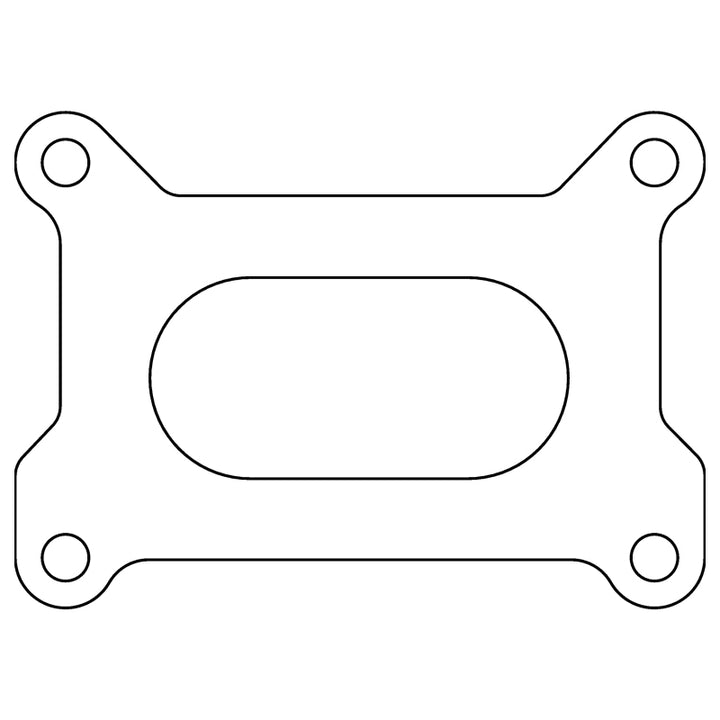 Cometic Holley 2 Barrel 500 CFM .039in Fiber Carburetor Gasket - 3.640in x 1.750in - Open Plenum