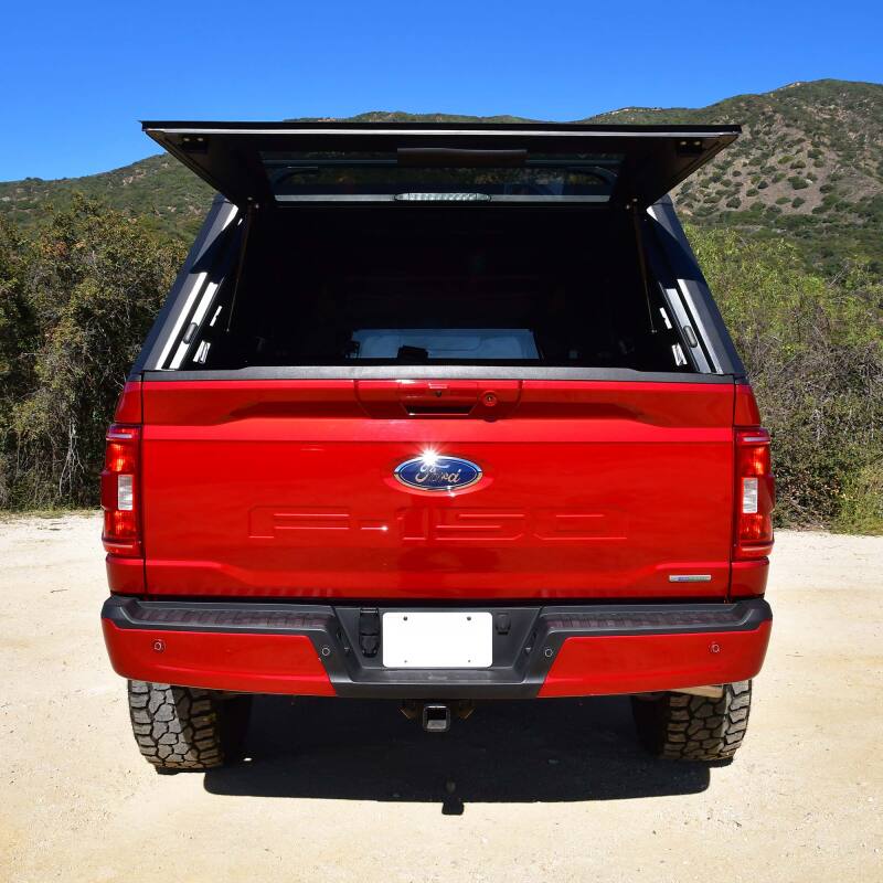 Westin 22-24 Toyota Tundra CC 5.5ft. Bed EXP Truck Cap - Black (Box 1 ONLY)