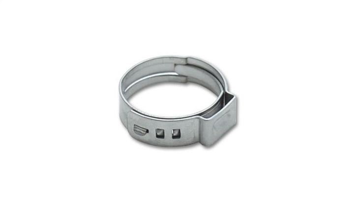 Vibrant One Ear Stepless Pinch Clamps 20.3-23.5mm clamping range (Pack of 10) SS 7mm band width