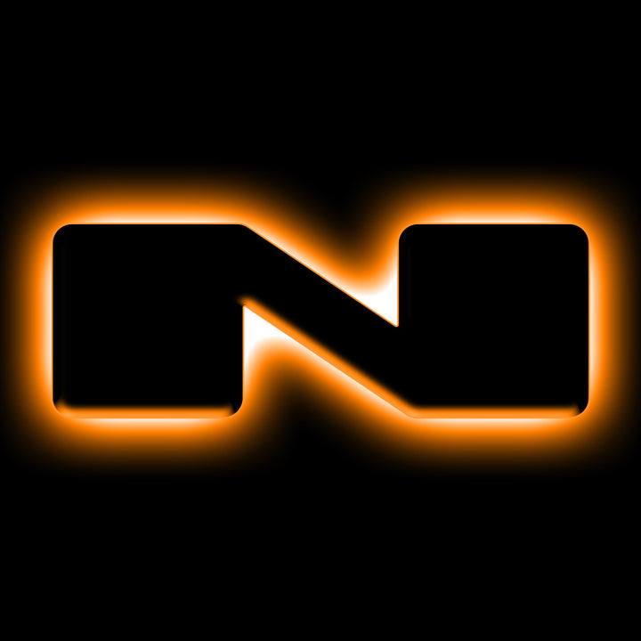 ORACLE Lighting Universal Illuminated LED Letter Badges - Matte Blk Surface Finish - N