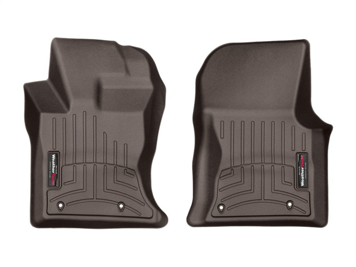 WeatherTech 2017+ Jaguar F-Pace Front FloorLiner - Cocoa