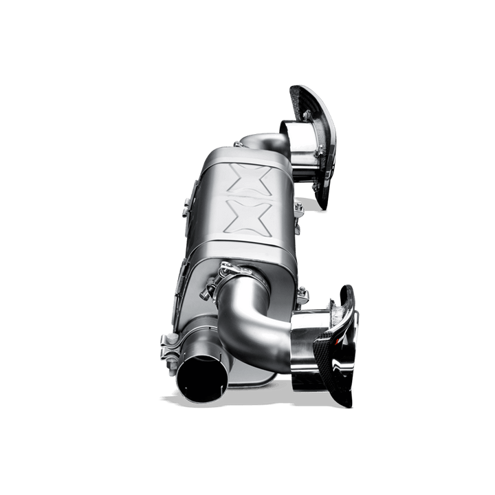 Akrapovic 10-13 Porsche 911 Turbo / Turbo S (997 FL) Slip-On Line (Titanium) w/ Titanium Tips