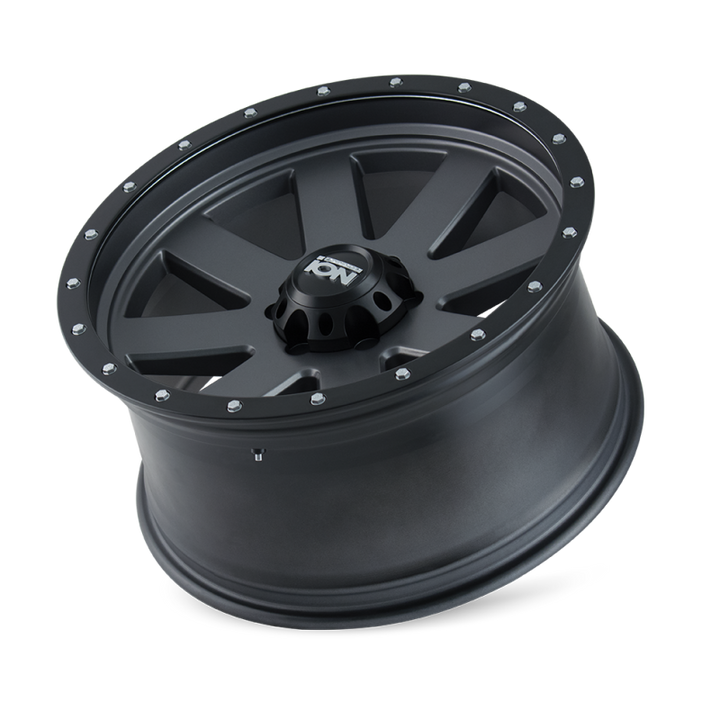 ION Type 134 18x10 / 5x139.7 BP / -19mm Offset / 108mm Hub Matte Gunmetal/Black Beadlock Wheel