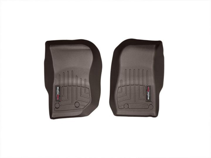 WeatherTech 14-16 Jeep Wrangler Front FloorLiners - Cocoa