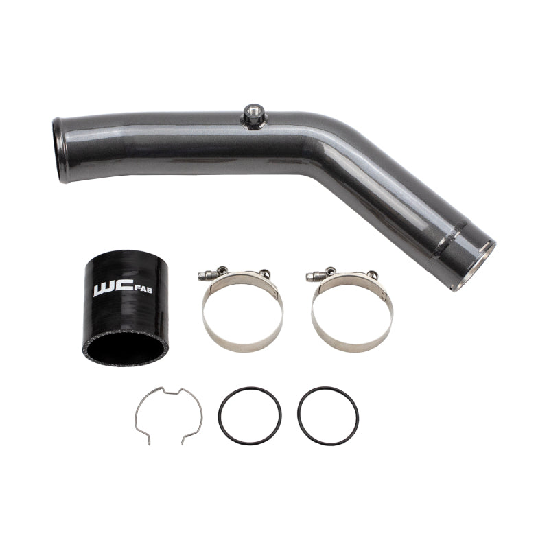 Wehrli 23-24 Ford 6.7L HO Power Stroke 3in Hot Side Intercooler Pipe - Sparkle Granny Smith