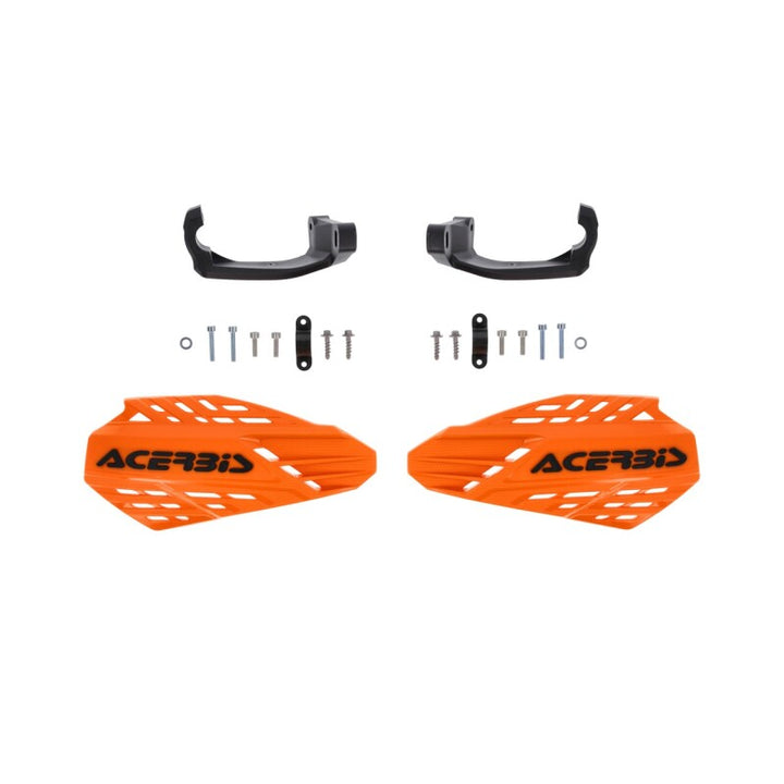 Acerbis Linear Vented Handguard - Orange/Black