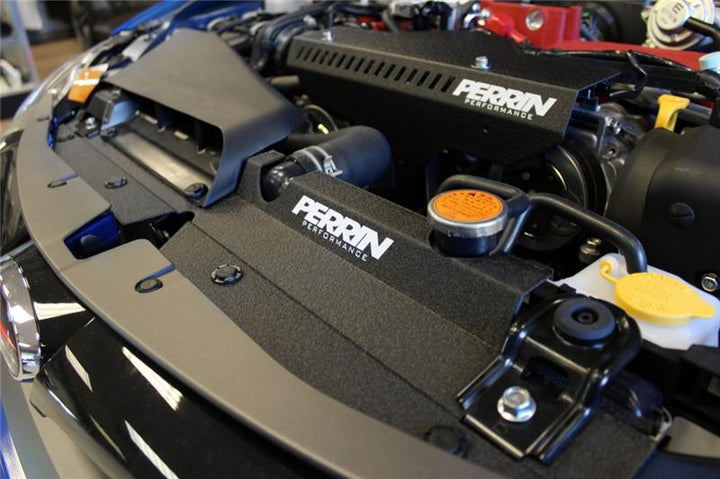 PERRIN 08-14 Subaru WRX & STI / 08-11 Impreza Radiator Shroud - Black