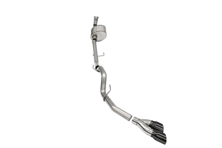 Corsa 2021-2025 Ford F-150 Regular Cab/ 8in Bed 5.0L V8 Xtreme Cat-Back Single Side Exit-Black PVD