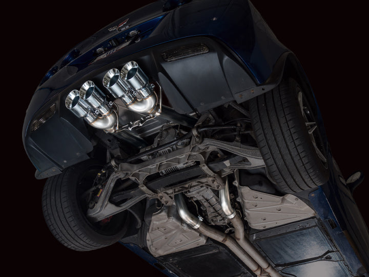 AWE Tuning C6 Chevrolet Corvette Z06/ZR1 Touring Edition Axle-Back Exhaust w/ Chrome Silver Tips