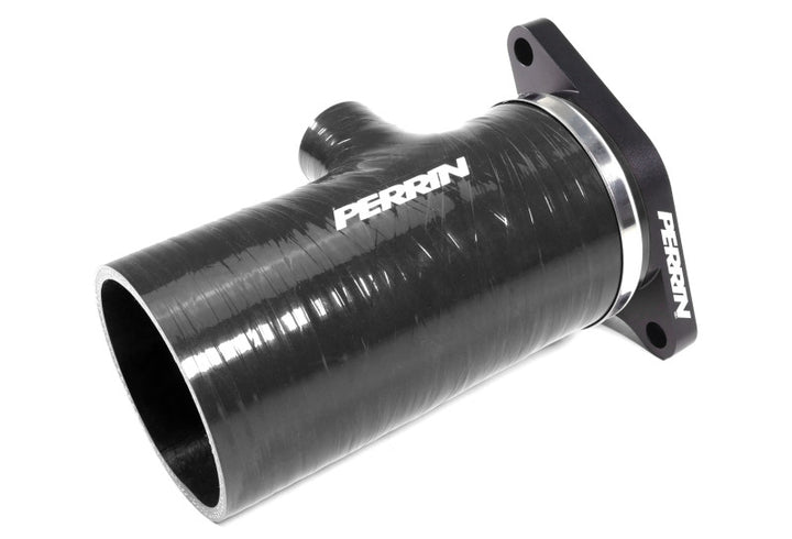 PERRIN 22-26 Subaru WRX / 20-25 LGT & OBXT Turbo Inlet Hose w/Turbo Adapter Flange (Short) - Black