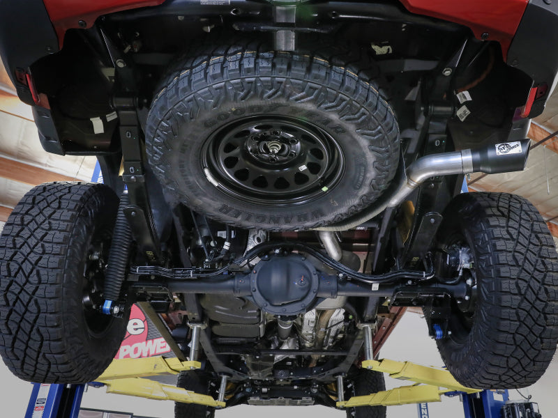 aFe 23-25 GM Colorado/Canyon L4-2.7L (t) Apollo GT Series 3in 409 SS Cat-Back Exhaust w/ Blk Tip