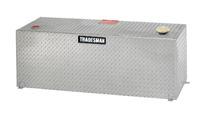 Tradesman Aluminum Rectangular Liquid Storage Tank (98 Gallon Capacity) - Brite