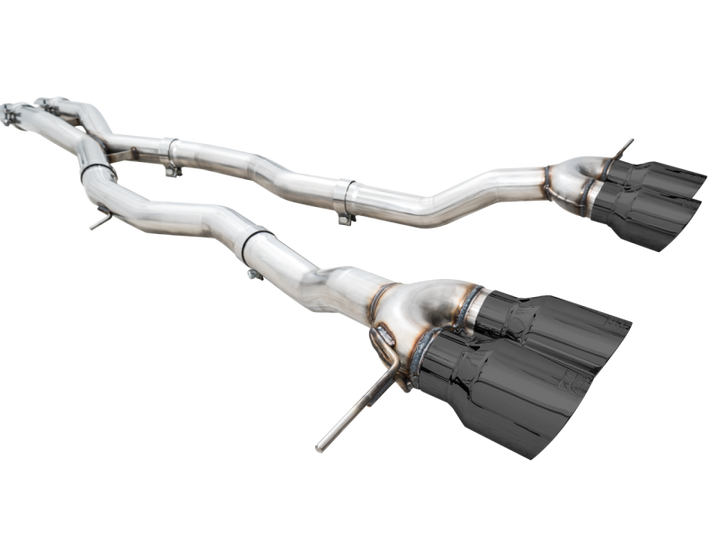 AWE Tuning Track Edition Cat-Back Exhaust for BMW G8X M3/M4 - Diamond Black Tips
