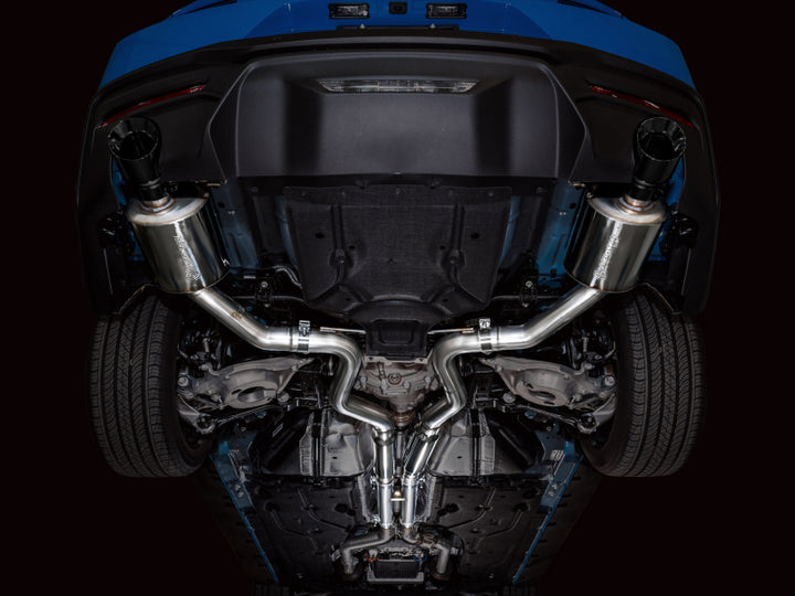 AWE Tuning 2024 Ford Mustang GT Fastback S650 RWD Touring Catback Exhaust w/ Dual Diamond Black Tips