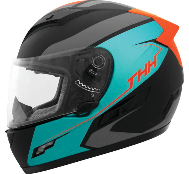 THH Helmets TS-80 Vision Orange/Turquoise - XS