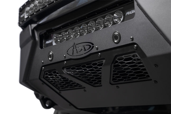 Addictive Desert Designs 2023+ Ford Super Duty HoneyBadger Front Bumper w/ Top Hoop