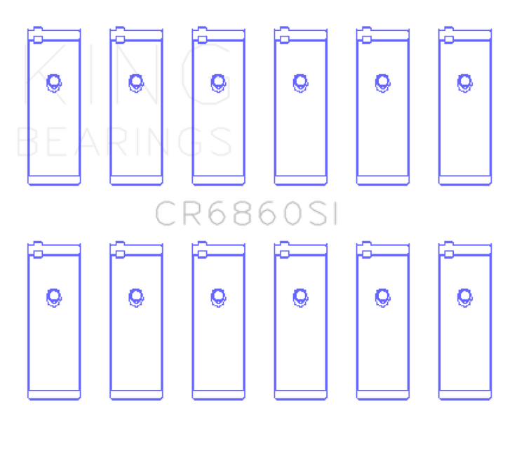 King Engine Bearings GM Vortec 254 Rod Bearings