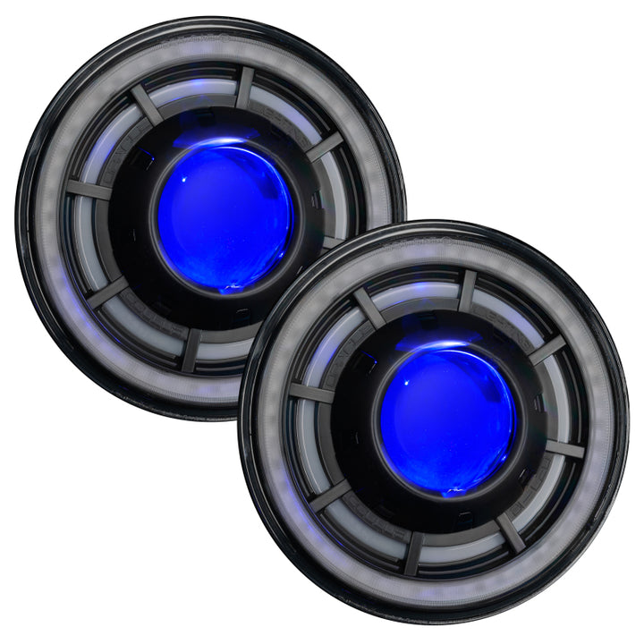 ORACLE Lighting 0718 Jeep Wrangler JK Oculus 7in ColorSHIFT Bi-LED Projector Headlights