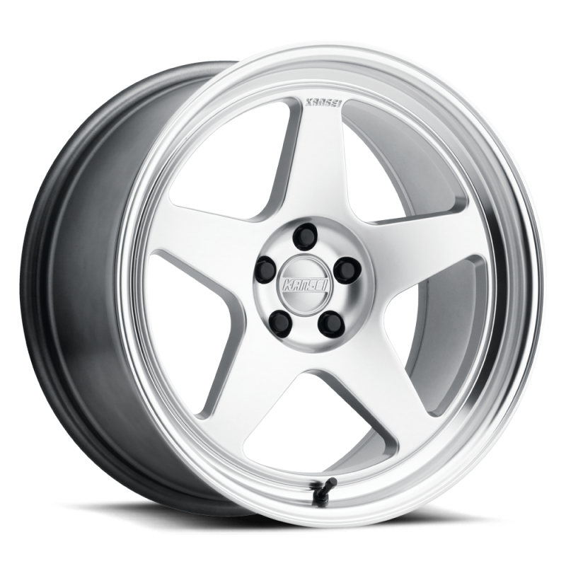 Kansei K12H Knp 19x10.5in / 5x120 BP / 22mm Offset / 72.56mm Bore - Hyper Silver Wheel