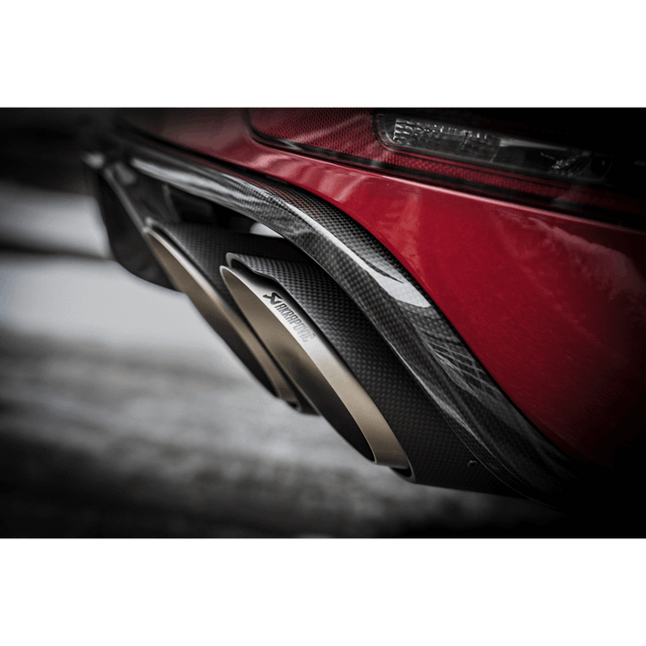 Akrapovic 2014 Porsche Macan Turbo (95B) Evolution Line Cat Back (Titanium) w/ Carbon Fiber Tips