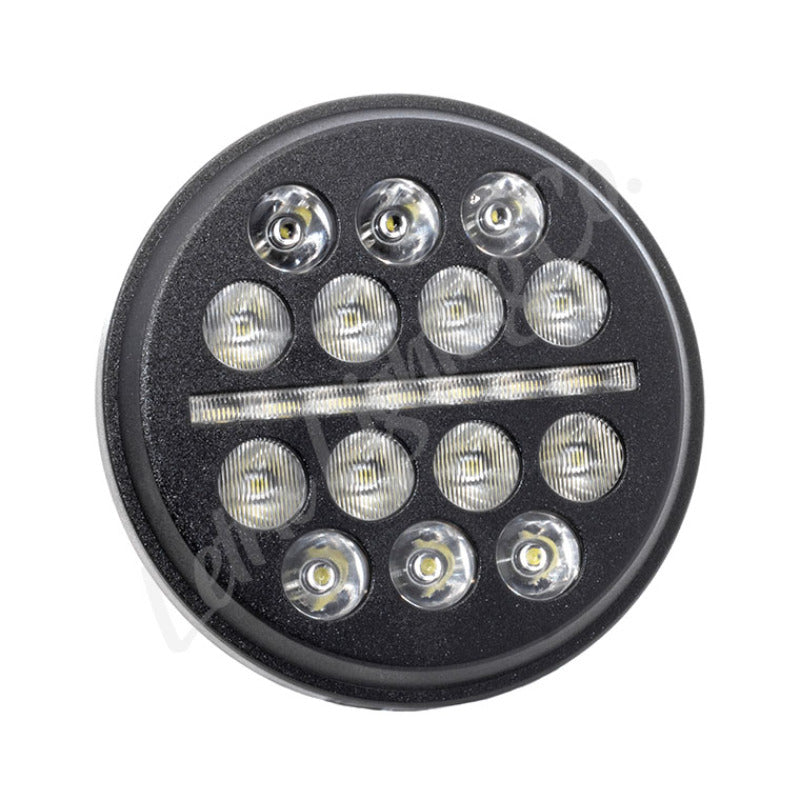 Letric Lighting 5.75in LED Black Buck-Shot Style Mini-Multi Headlight