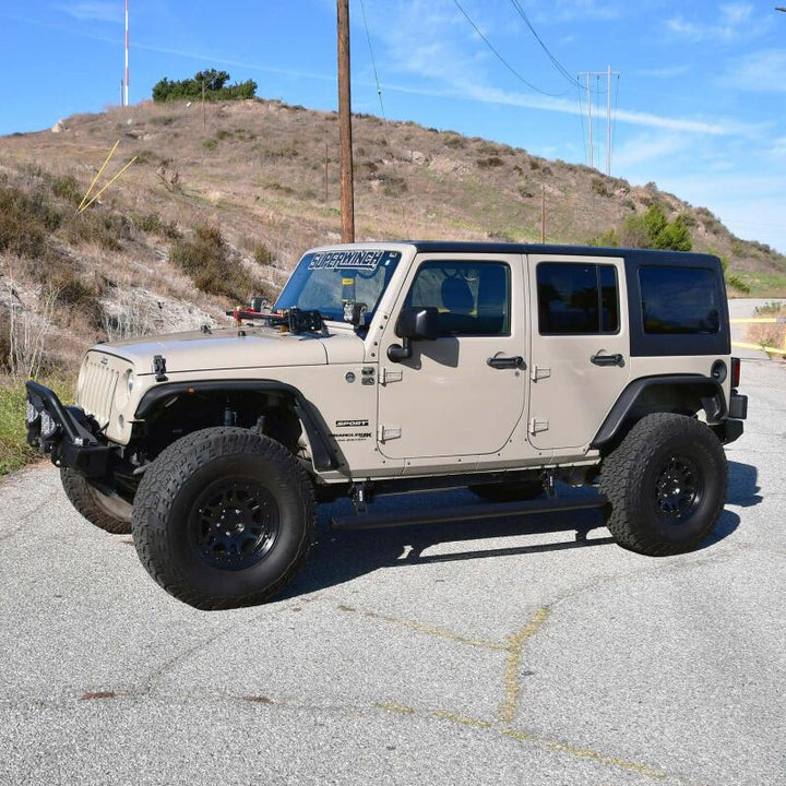 Westin 07-18 Jeep Wrangler JK Unlimited Pro-e Electric Running Boards - Textured Black